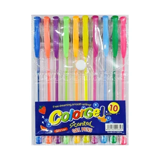 خودکار 10 رنگ کالر ژل Color Gel
